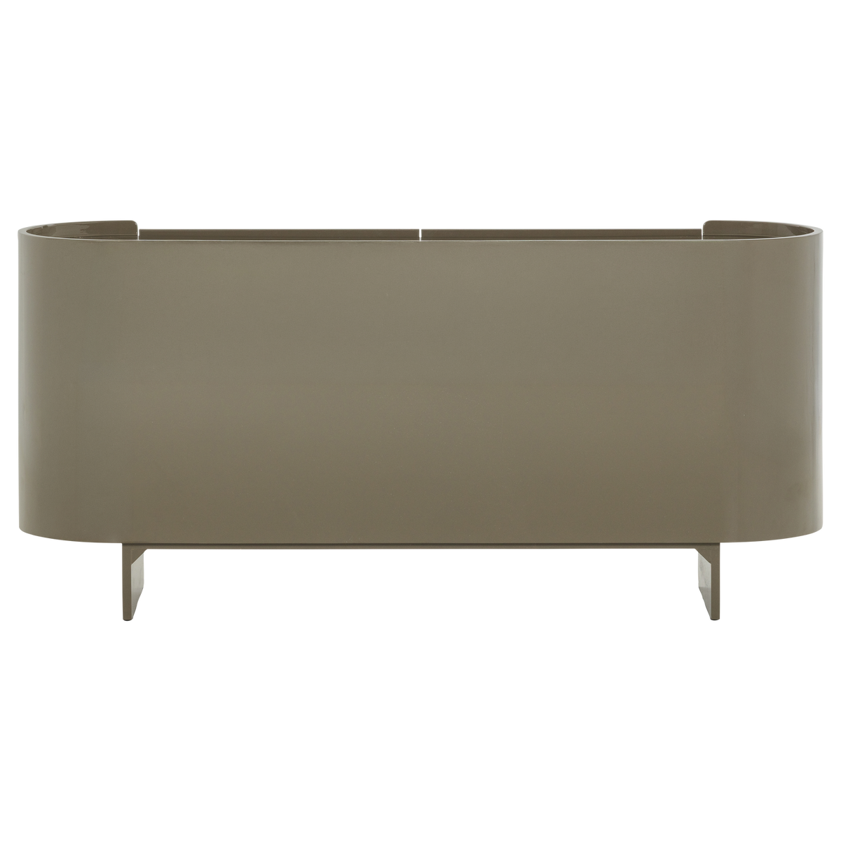 Liora tv-meubel/dressoir hout hoogglans groen [FSC]