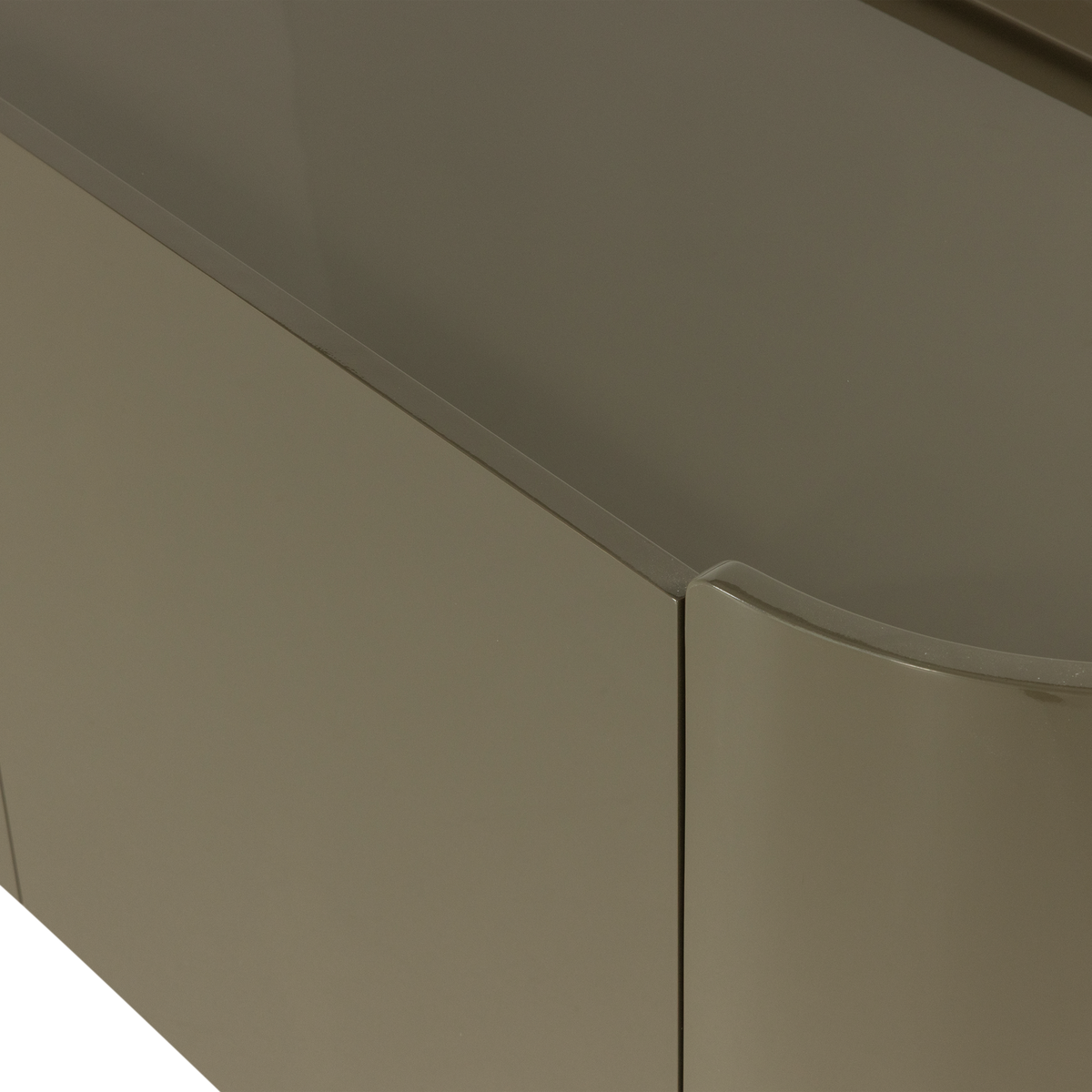 Liora tv-meubel/dressoir hout hoogglans groen [FSC]