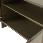 Liora tv-meubel/dressoir hout hoogglans groen [FSC]