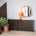 PLU decoratieve bijzettafel 54x38x32 cm keramiek oudroze