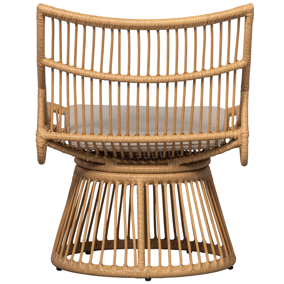 Alatna tuinstoel van naturel wicker