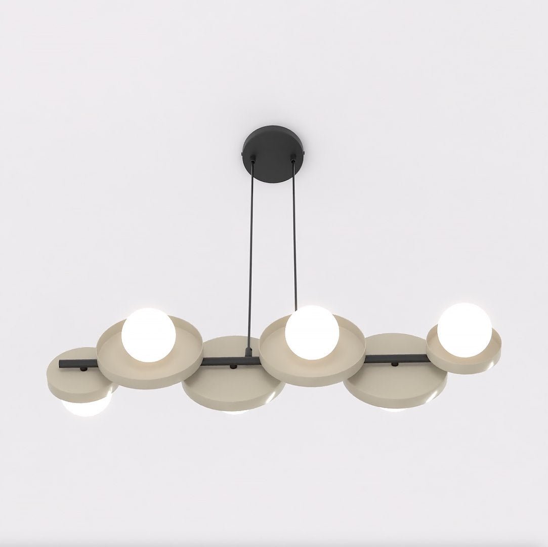 Hanglamp 6 BL MOKKA