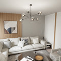 Hanglamp LINEAR 6 ZWART/GRAFIET