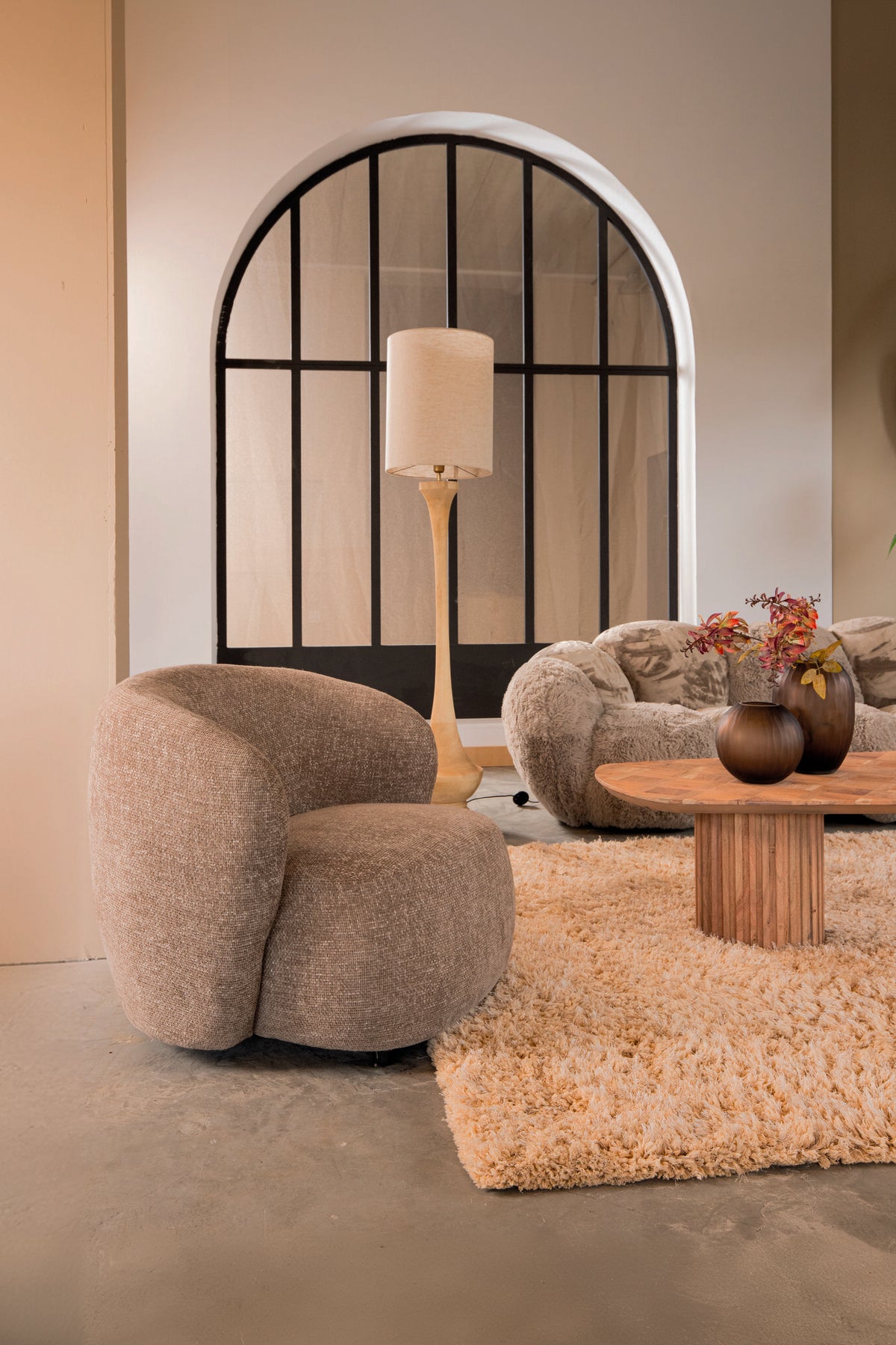 Aphrodite Taupe Fauteuil Legacy 3 Minkstof