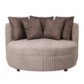 Fayen Taupe Fauteuil Ambience 4 Mink 5 Kussens