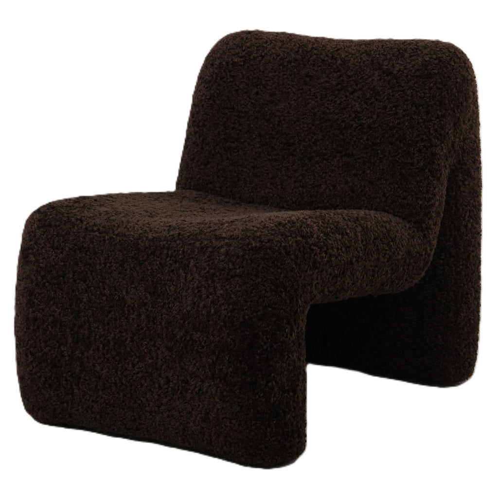 Oslo fauteuil teddy koffiebruin