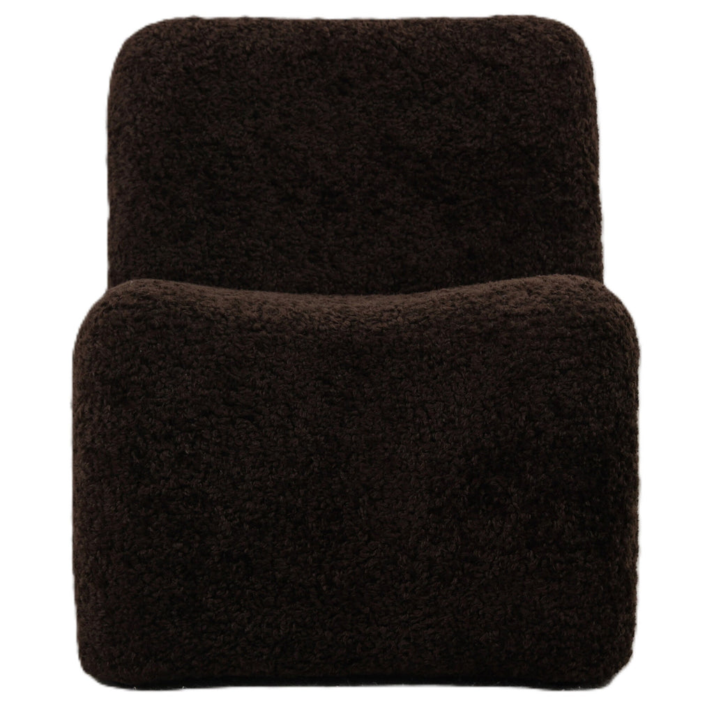 Oslo fauteuil teddy koffiebruin