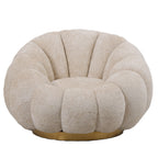 Daisy Fauteuil Crème Euphoria 2 Gouden Onderstel