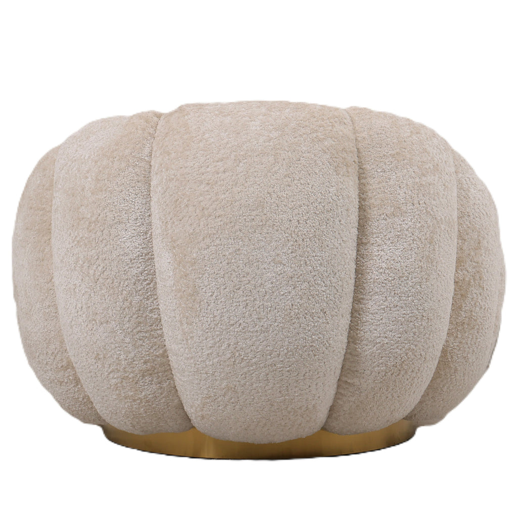 Daisy Fauteuil Crème Euphoria 2 Gouden Onderstel