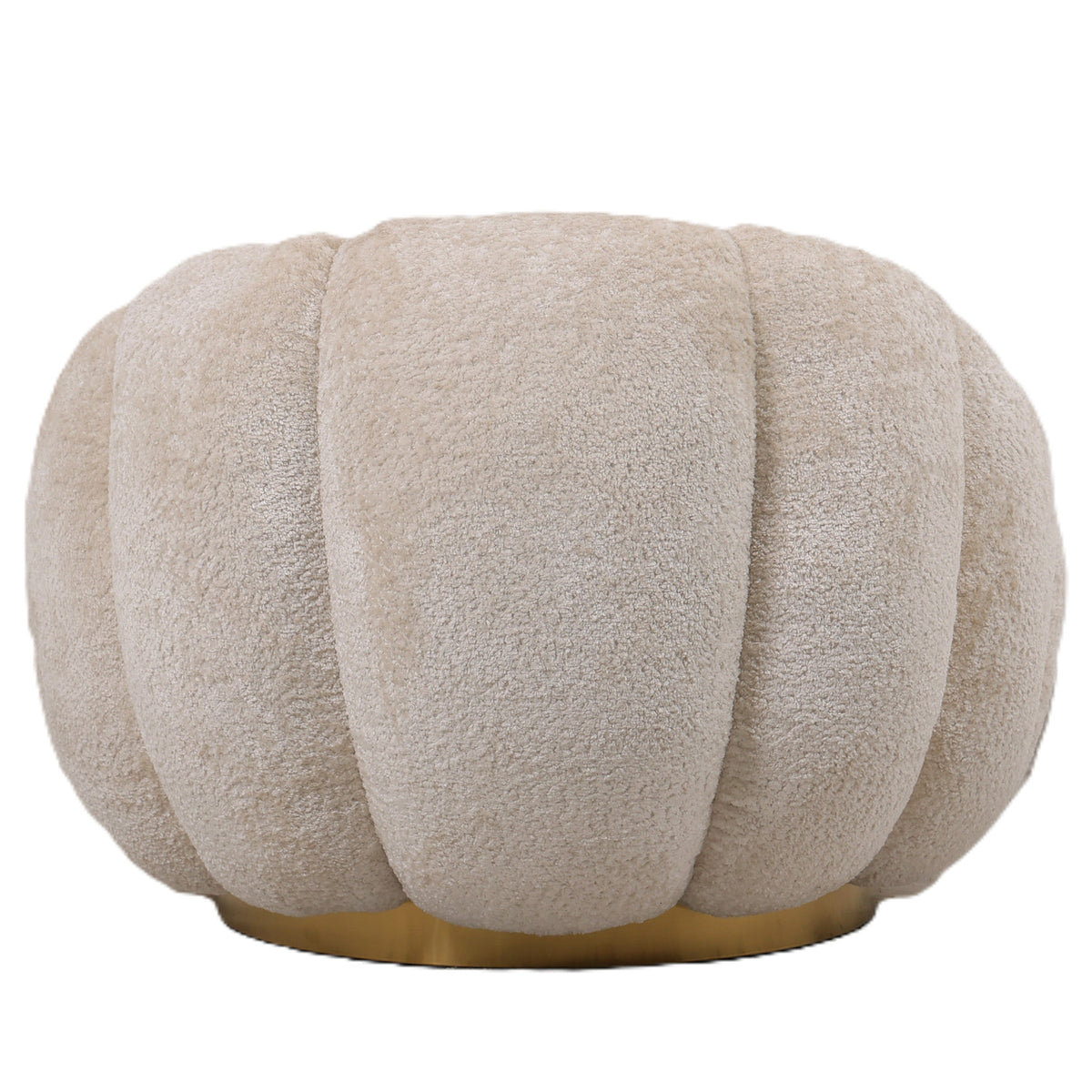 Daisy Fauteuil Crème Euphoria 2 Gouden Onderstel