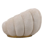 Daisy Fauteuil Crème Euphoria 2 Gouden Onderstel