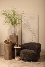 Filou Donkerbruine fauteuil Eden 8
