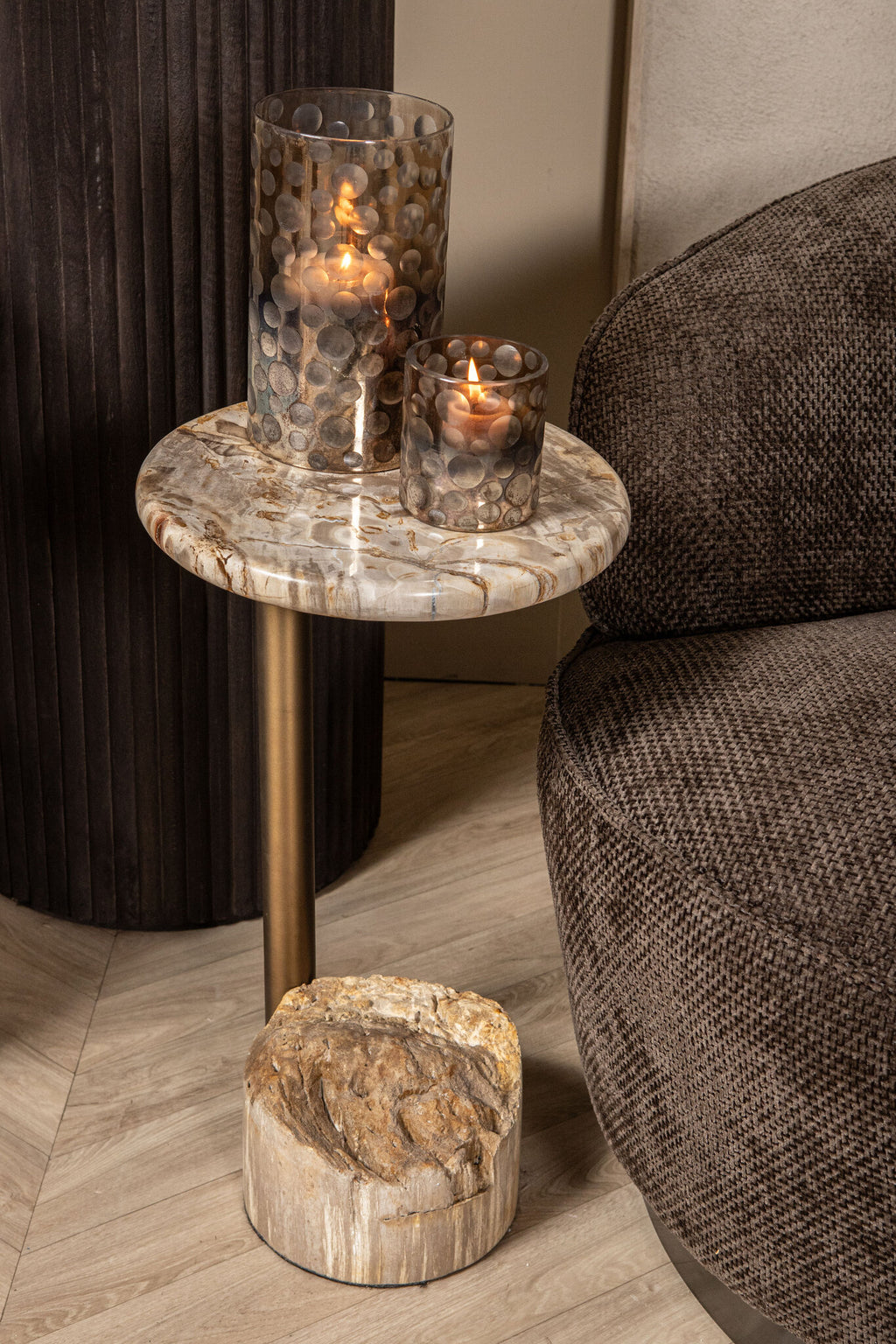 Filou Donkerbruine fauteuil Eden 8