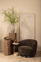 Filou Donkerbruine fauteuil Eden 8