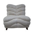 Medina beige gebogen fauteuil