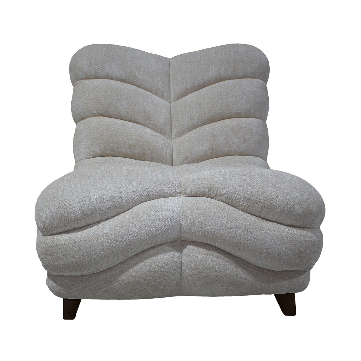 Medina beige gebogen fauteuil