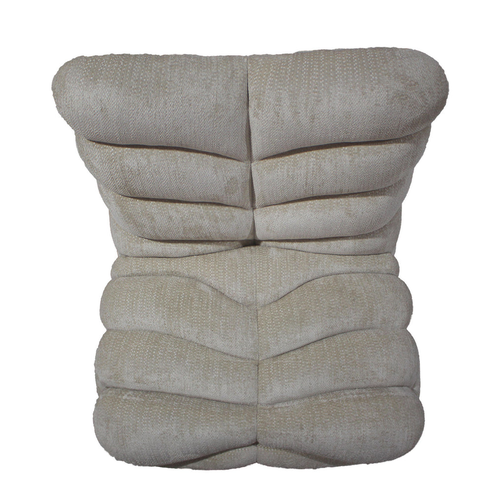 Medina beige gebogen fauteuil
