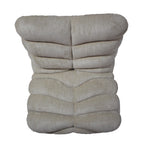 Medina beige gebogen fauteuil