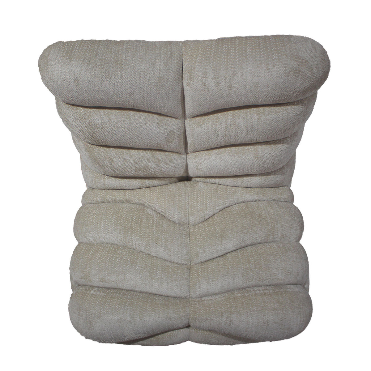 Medina beige gebogen fauteuil