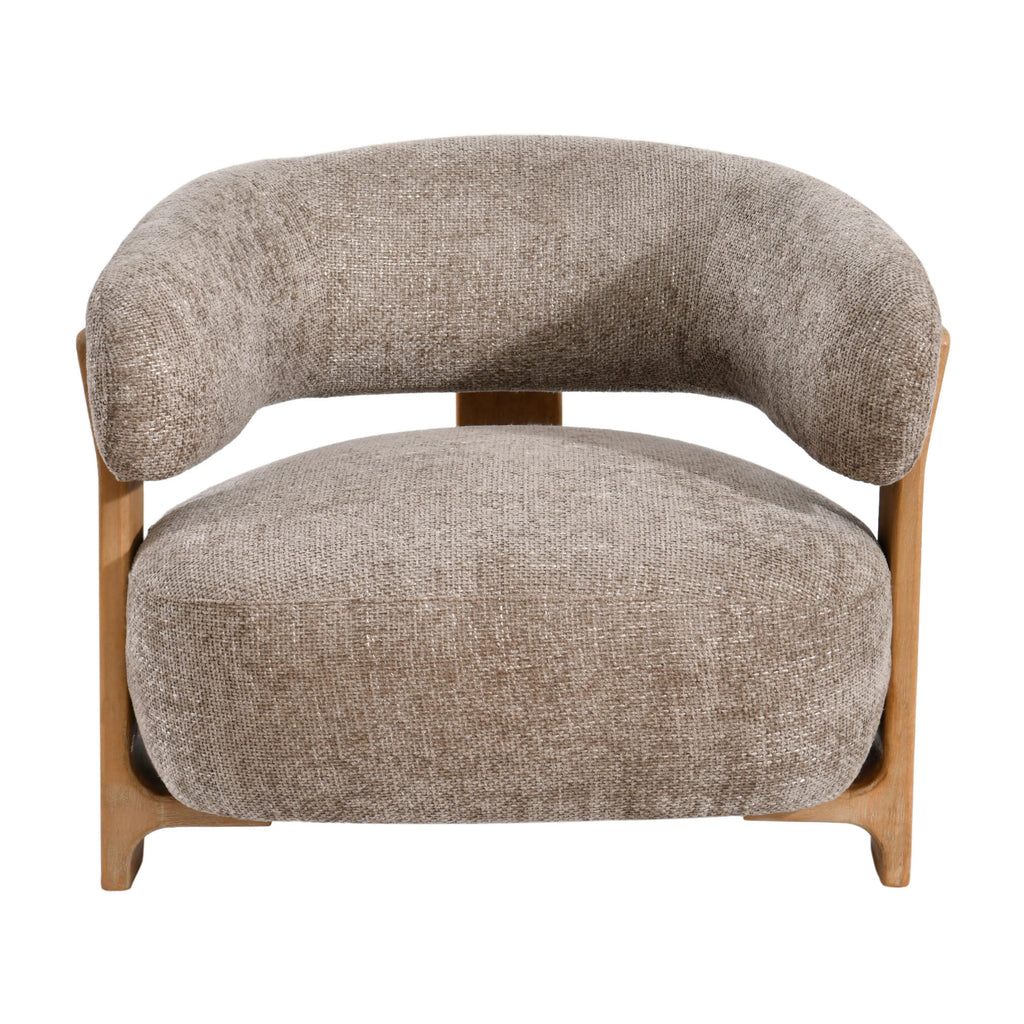 Mire Taupe Fauteuil Legacy 3 Mink Rubberhout