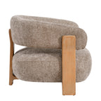 Mire Taupe Fauteuil Legacy 3 Mink Rubberhout