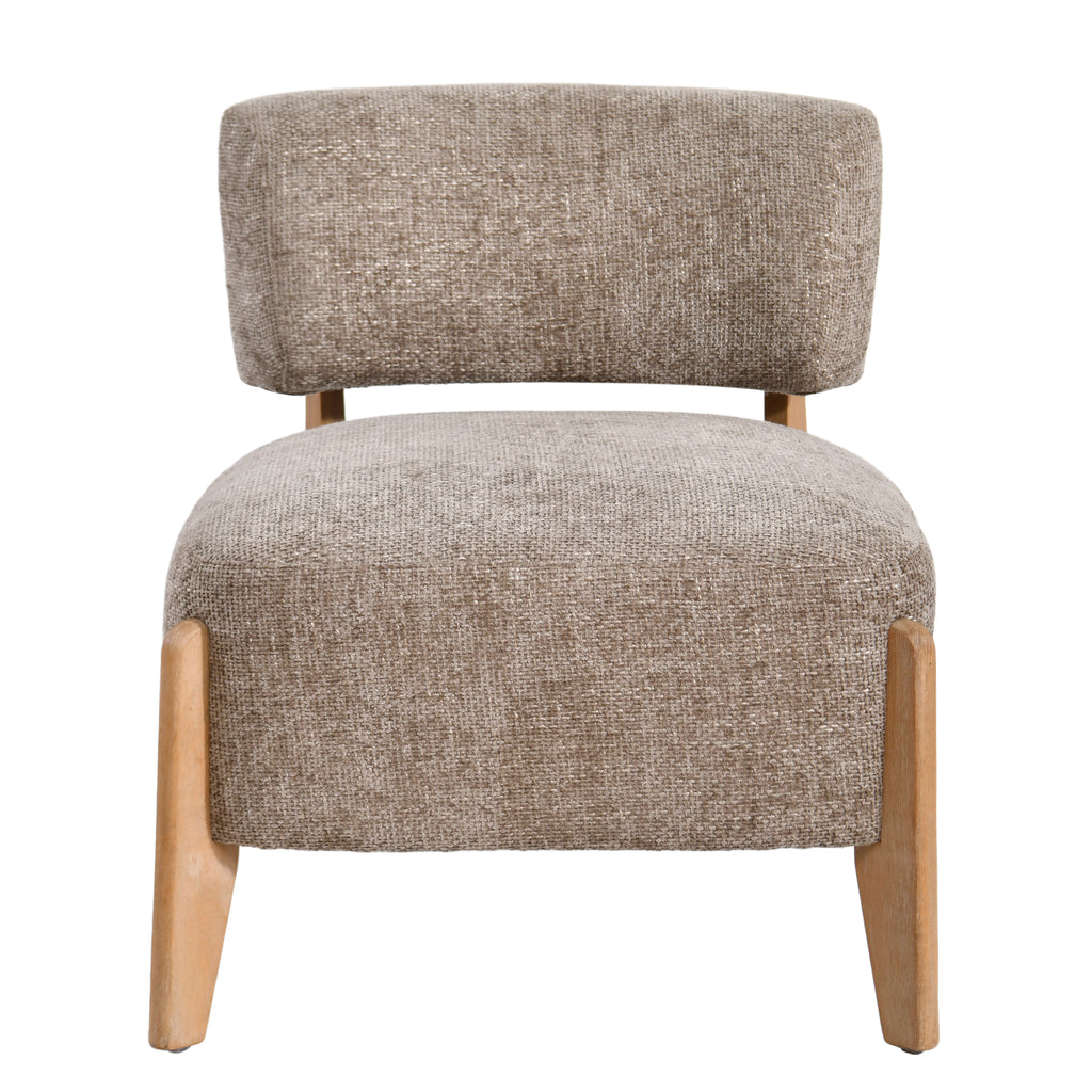 Vale Taupe Fauteuil Legacy 3 Mink Rubberhout