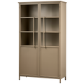 EXHIBIT vitrinekast metaal khaki