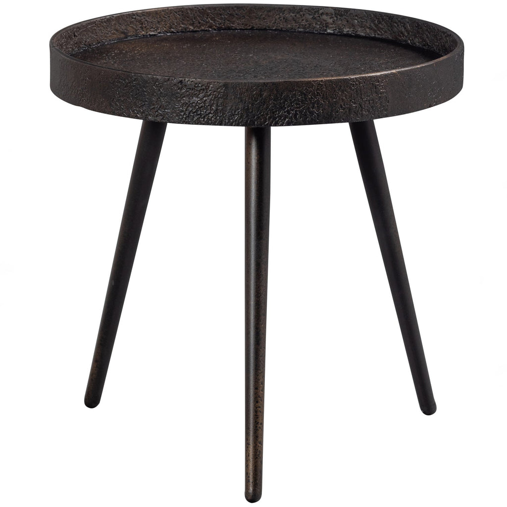 BOUNDS bijzettafel M hout/metaal antiek goud 41 x 41 cm