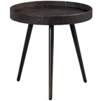 BOUNDS bijzettafel M hout/metaal antiek goud 41 x 41 cm