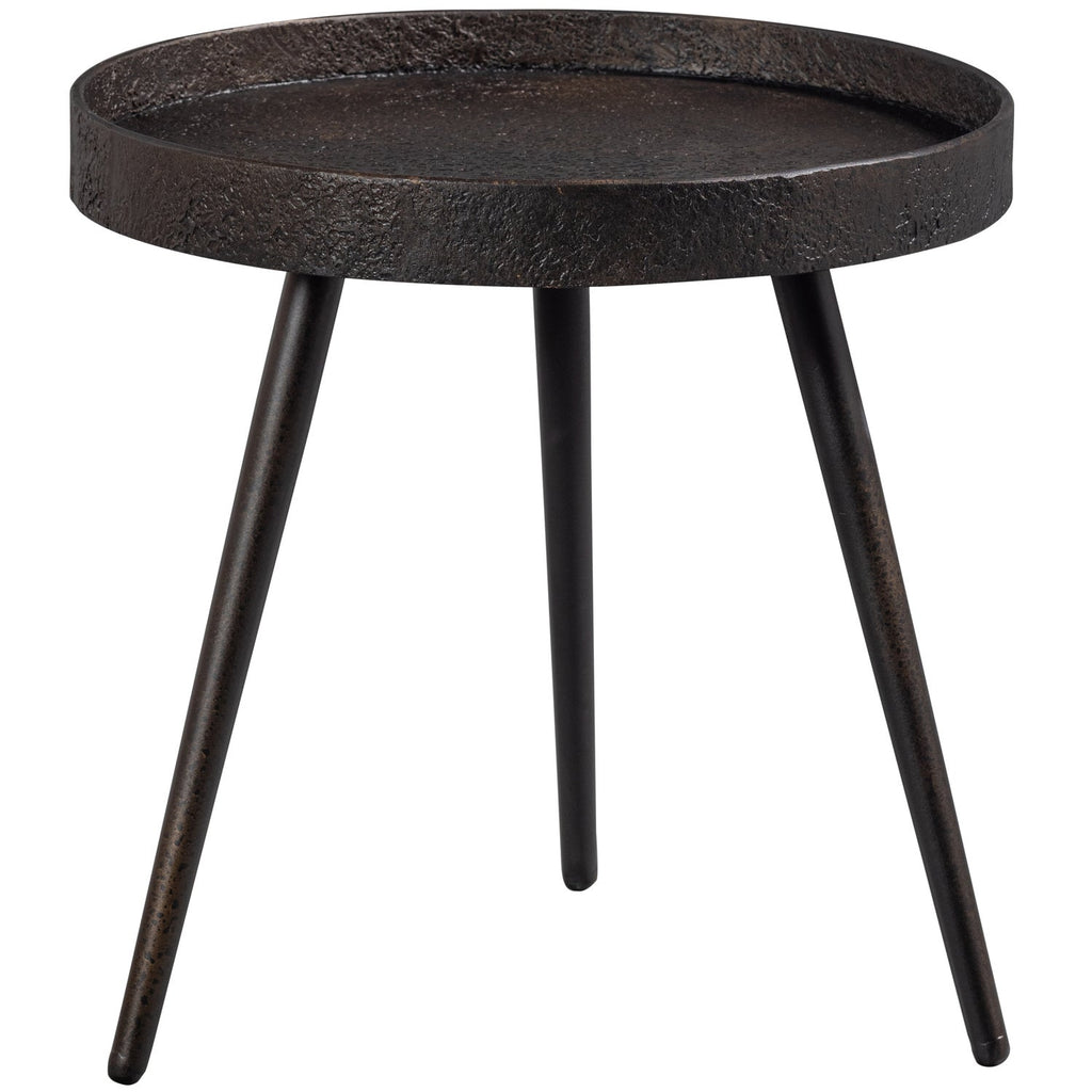 BOUNDS bijzettafel M hout/metaal antiek goud 41 x 41 cm