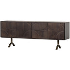 lade dressoir mangohout walnoot