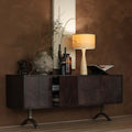 lade dressoir mangohout walnoot