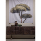lade dressoir mangohout walnoot