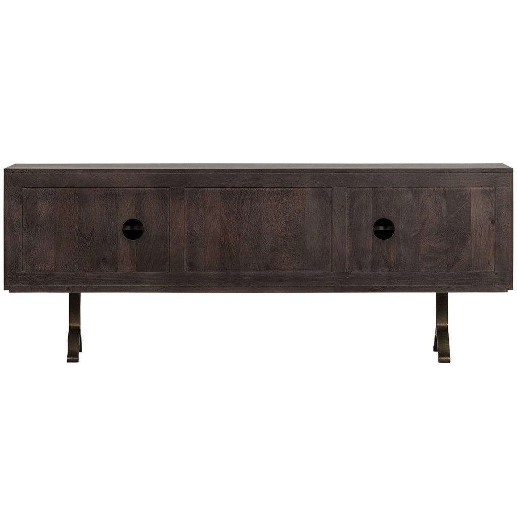lade dressoir mangohout walnoot