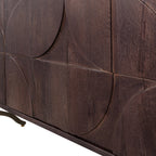 lade dressoir mangohout walnoot
