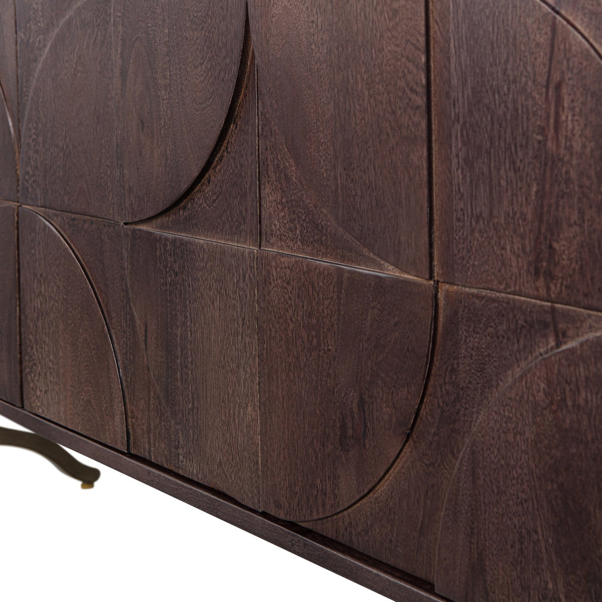 lade dressoir mangohout walnoot