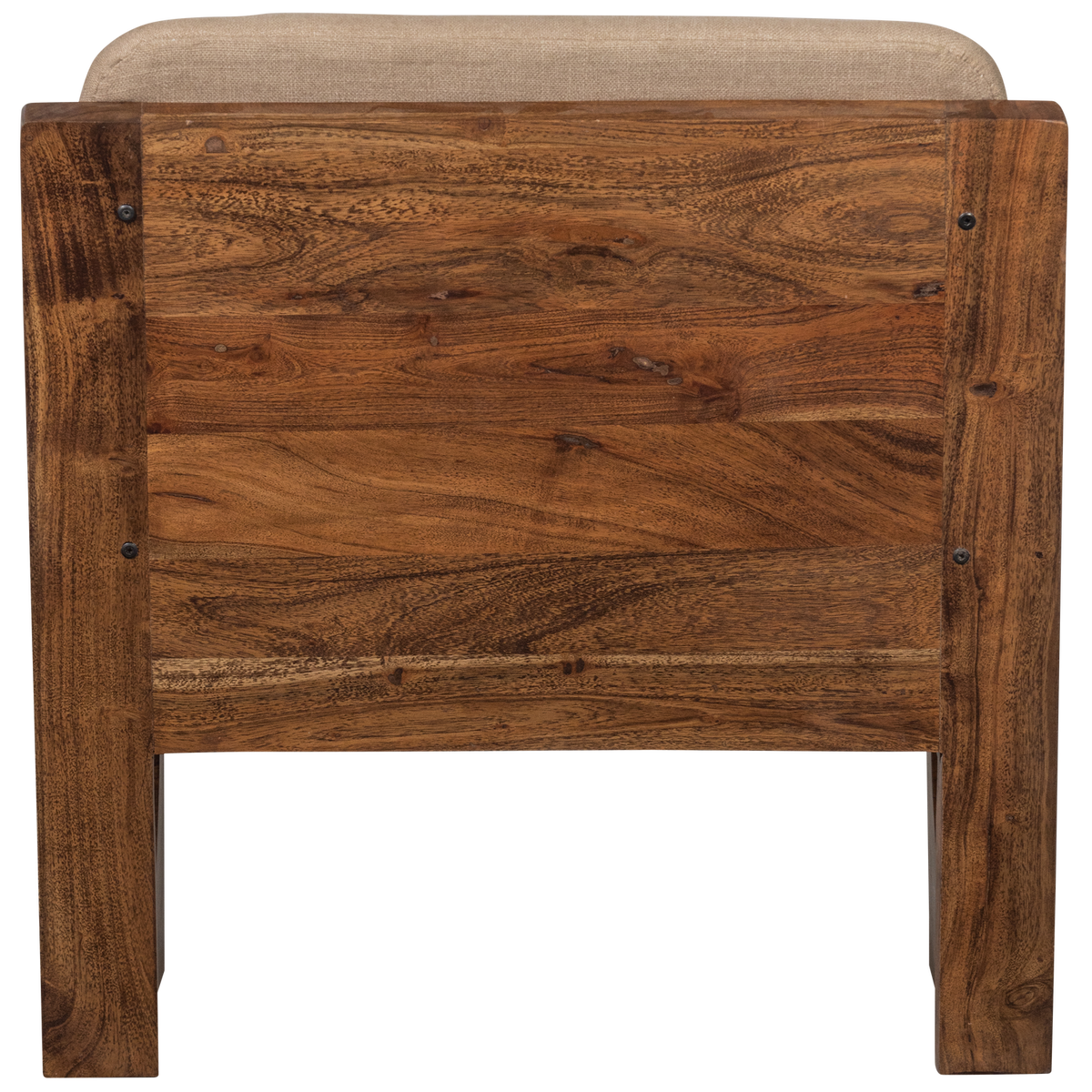 WEELDERIGE FAUTEUIL BOUCLÉ/NATUURLIJK HOUT