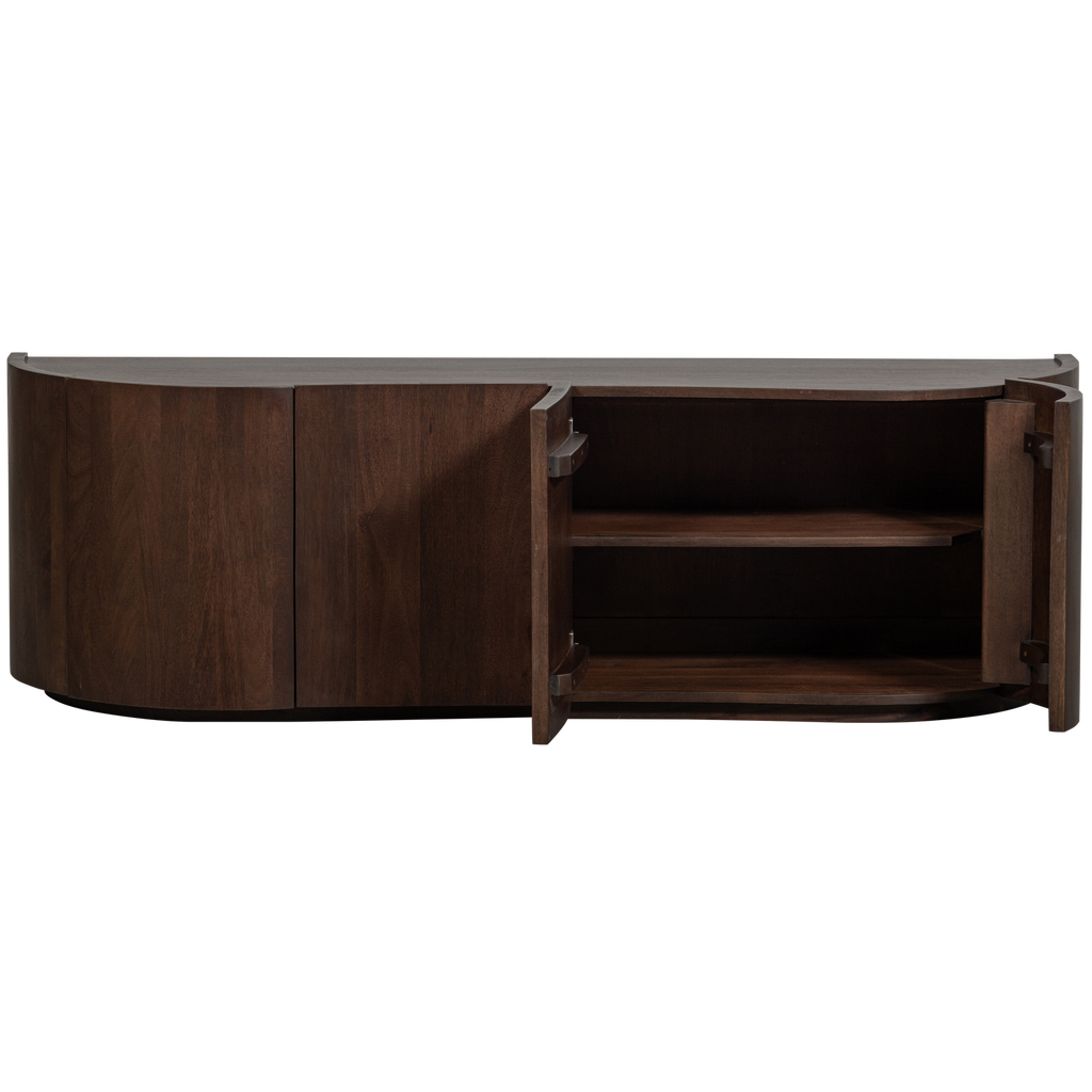 SENSE dressoir 4-deurs mangohout walnoot