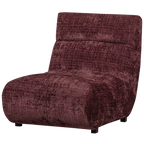 OBSERVE fauteuil aubergine