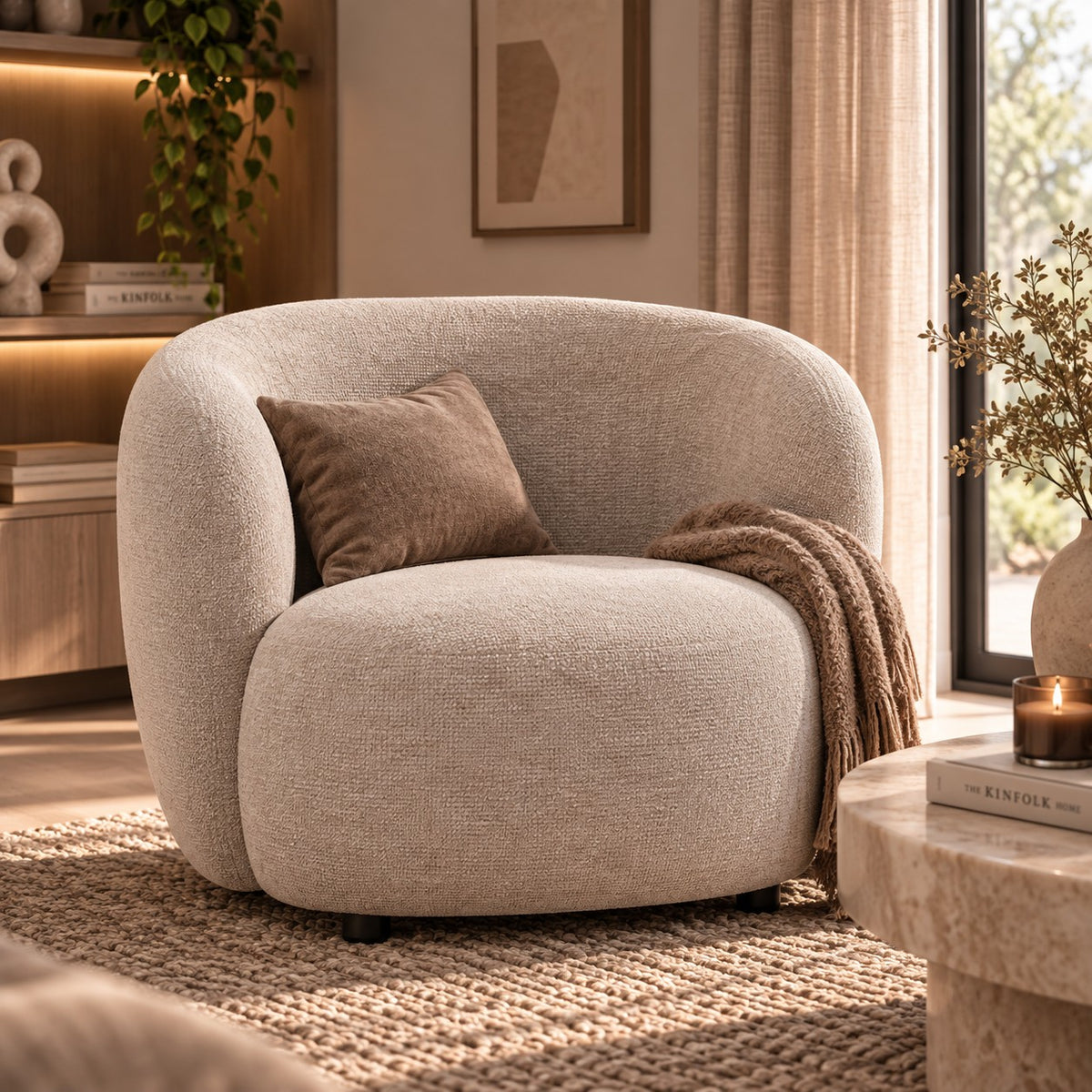 Aphrodite crème fauteuil
