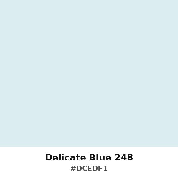 Delicate Blue 248