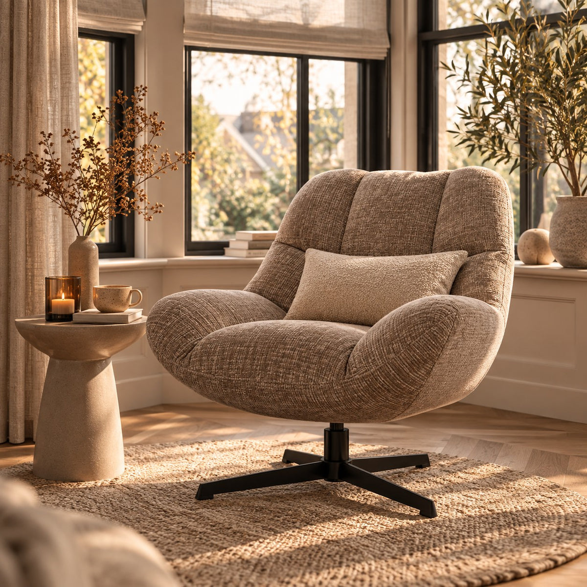Chuck draaifauteuil  Cremona