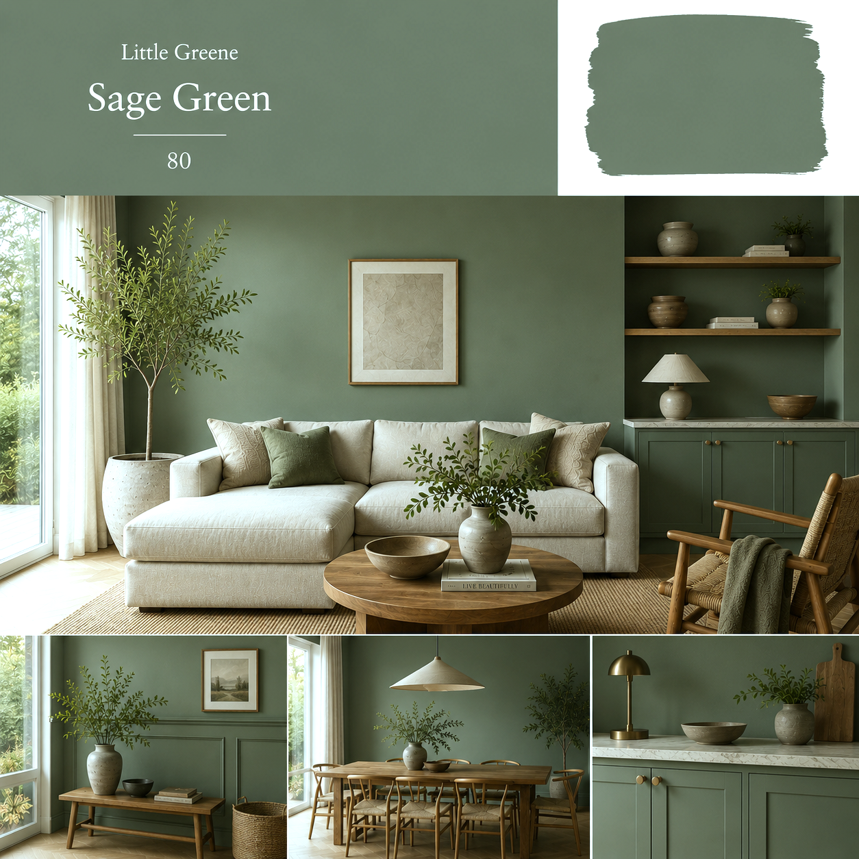 Sage green 80